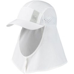 Czapka z nakarcznikiem sahara cap ochrona UVP50. Białe czapki z daszkiem damskie Buff, bez wzorów. Za 207.99 zł.