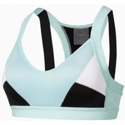 Damski biustonosz sportowy Puma Density Bra H Mint Blue. Czarne biustonosze sportowe damskie Puma, bez wzorów, z elastanu. Za 174.99 zł.