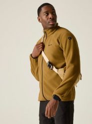 Regatta Kurtka polarowa "Hadfield" w kolorze jasnobrązowym rozmiar: 3XL. Brązowe kurtki męskie Regatta, xl, bez wzorów, z polaru, bez kaptura. Za 88.43 zł.