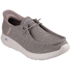 Buty sportowe męskie Skechers Go Walk Max Halyco. Szare buty sportowe na co dzień męskie Skechers, bez zapięcia. Za 590.00 zł.