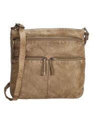 HIDE & STITCHES Skórzana torebka w kolorze szarobrązowym - 27,5 x 28 x 4 cm rozmiar: onesize. Brązowe torebki klasyczne damskie HIDE & STITCHES, bez wzorów, z materiału, bez dodatków. Za 239.99 zł.