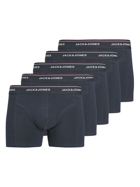 Jack & Jones Komplet bokserek Avery 12285184 Granatowy. Niebieskie bokserki męskie Jack & Jones, bez wzorów, z bawełny. Za 119.99 zł.