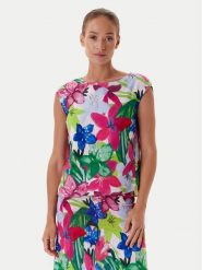 Tatuum Bluzka Afeli T2511.046 Kolorowy Regular Fit. Bluzki damskie Tatuum, bez wzorów, z wiskozy, bez ramiączek. Za 119.99 zł.