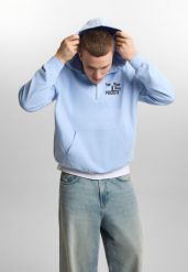 Bluza sportowa męska Prosto CC TV z kapturem. Niebieskie bluzy sportowe męskie Prosto., m. Za 334.99 zł.