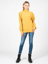 Silvian Heach Sweter "Melisia" | CVA22189LU | Melisia | Kobieta | Żółty. Żółte swetry klasyczne damskie Silvian Heach, m, z bawełny, bez kołnierzyka. W wyprzedaży za 249.00 zł.