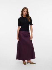Vero Moda Spódnica w kolorze fioletowym rozmiar: M. Różowe spódniczki damskie Vero Moda, m, bez wzorów, maxi, rozkloszowane. Za 83.62 zł.