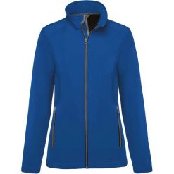 Kurtka damska Kariban Softshell 2 Couches. Niebieskie kurtki damskie KARIBAN, xl, bez wzorów, z elastanu, bez kaptura. Za 163.20 zł.