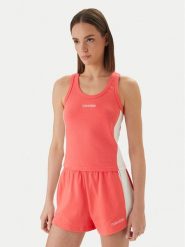 Calvin Klein Swimwear Top LV00Q61152 Różowy Slim Fit. Czerwone topy damskie Calvin Klein Swimwear, s, bez wzorów, z bawełny, bez ramiączek. Za 169.99 zł.