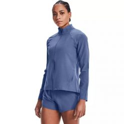 Kurtka damska Under Armour Launch 3.0 STORM Jacket. Niebieskie kurtki damskie Under Armour, bez kaptura. Za 159.99 zł.