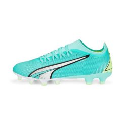 Buty piłkarskie męskie Puma Ultra Match Fgag. Zielone buty fitness męskie Puma, do piłki nożnej. Za 368.99 zł.