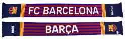 Szalik Barcelona dwustronny - oficjalny licencjonowany. Czerwone szaliki męskie FC Barcelona, bez wzorów. Za 119.00 zł.