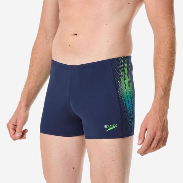 Bokserki pływackie męskie Speedo. Niebieskie kąpielówki męskie Speedo, m, bez wzorów, z poliesteru, do pływania. Za 149.99 zł.