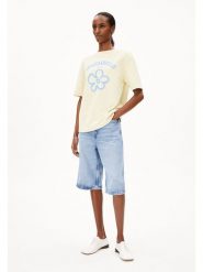 Armedangels Koszulka "Tarjaa Flowaa" w kolorze żółtym rozmiar: XL. Żółte t-shirty damskie ARMEDANGELS, xl, bez wzorów, z bawełny, bez kołnierzyka. Za 117.73 zł.