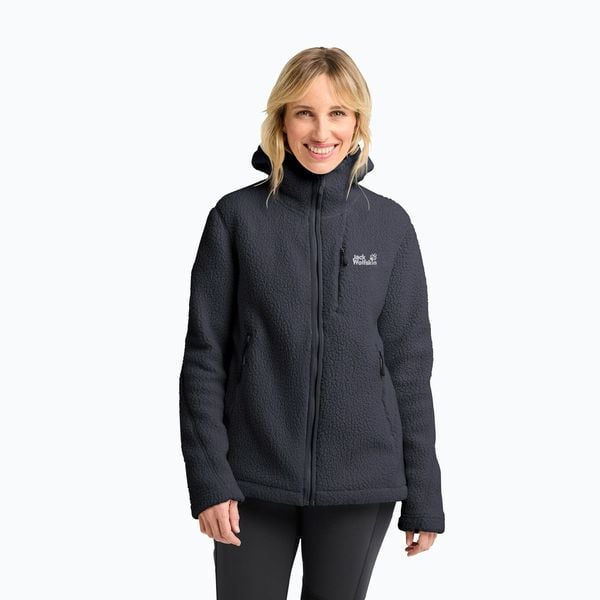 Bluza polarowa damska Jack Wolfskin Cradle Mountain Pile Full Zip. Szare bluzy bez kaptura damskie Jack Wolfskin, z polaru. Za 509.99 zł.