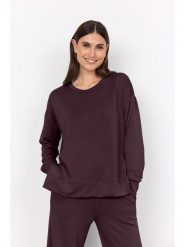 Soyaconcept Bluza "Banu" w kolorze ciemnofioletowym rozmiar: M. Różowe bluzy bez kaptura damskie Soyaconcept, m. Za 169.95 zł.