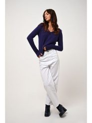 AUTHENTIC CASHMERE Kaszmirowy sweter "Galise" w kolorze fioletowym rozmiar: M. Różowe swetry klasyczne damskie AUTHENTIC CASHMERE, m, z kaszmiru, bez kołnierzyka. Za 370.71 zł.