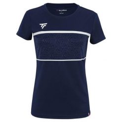 Koszulka damska Tecnifibre Team Tech. Niebieskie bluzki damskie TECNIFIBRE, s, bez wzorów, z dzianiny, bez kołnierzyka. Za 145.00 zł.