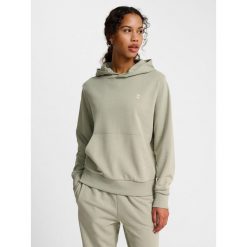 Damska bluza dresowa Hummel Pulse. Szare bluzy bez kaptura damskie HUMMEL, z dresówki. W wyprzedaży za 155.00 zł.