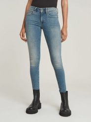 G-Star Dżinsy - Skinny fit - w kolorze niebieskim rozmiar: W27/L32. Niebieskie jeansy damskie G-Star. Za 249.76 zł.