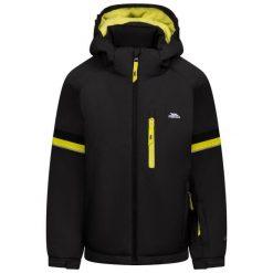 Wodoodporna Kurtka Narciarska Dla Chłopców Peter. Szare kurtki narciarskie i snowboardowe damskie Trespass, bez wzorów, z materiału, z kapturem, narciarskie. Za 225.99 zł.