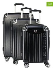 Canadian Peak 3-częściowy zestaw "Softlesseak" w kolorze czarnym rozmiar: onesize. Czarne walizki Canadian Peak, bez wzorów, z materiału. Za 299.00 zł.