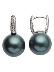 U.S. Polo Assn. Kolczyki z kryształami i perłami rozmiar: onesize. Szare kolczyki damskie U.S. Polo Assn., z kryształem, szklane. Za 86.99 zł.