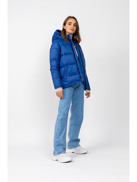 Northwood Kurtka zimowa "Lolly" w kolorze niebieskim rozmiar: L. Niebieskie kurtki damskie Northwood, na zimę, l, bez wzorów, z puchu, bez kaptura. Za 187.96 zł.