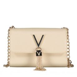 Valentino by Mario Valentino Torba przez ramię Valentino Bags Divina beżowy - poliuretan Torebki 1 ct Nude Damski. Brązowe torebki klasyczne damskie Valentino by Mario Valentino, bez wzorów, z materiału, bez dodatków. Za 321.99 zł.