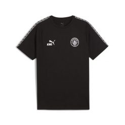 Męska koszulka Manchester City KING PUMA Black. Czarne t-shirty sportowe męskie Puma, m, bez ramiączek, do piłki nożnej. Za 179.00 zł.