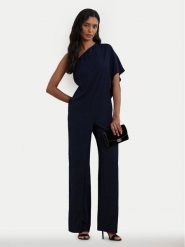 LAUREN RALPH LAUREN Kombinezon 253909456002 Granatowy Regular Fit. Niebieskie kombinezony damskie Lauren Ralph Lauren, bez wzorów, z syntetyku, bez kołnierzyka, bez ramiączek. Za 819.99 zł.