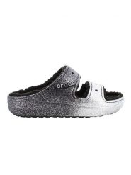 Crocs Klapki "Classic Cozzzy" w kolorze antracytowym rozmiar: 42/43. Czarne klapki damskie Crocs, bez wzorów, bez obcasa. Za 176.08 zł.