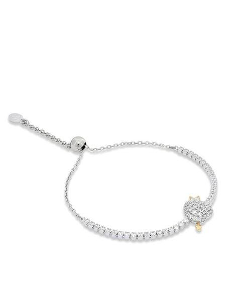 Swarovski Bransoletka Idyllia 5742022 Srebrny. Szare bransoletki damskie Swarovski, metalowe. Za 585.99 zł.