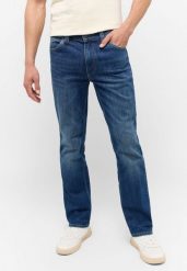 Męskie Spodnie Jeansowe MUSTANG Tramper Straight Denim Blue 1015516 5000 882. Niebieskie spodnie materiałowe męskie Mustang, bez wzorów, z denimu. Za 219.99 zł.