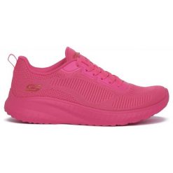 Buty Skechers Bobs Squad Chaos-Cool Rythms 117216-NCOR różowe. Czerwone buty sportowe na co dzień damskie bez wzorów, z gumy. Za 408.30 zł.