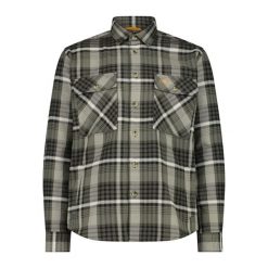 Koszula męska CMP 34S2717. Zielone koszule męskie CMP, m, bez wzorów, bez kołnierzyka, bez ramiączek. Za 309.99 zł.