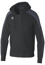 Bluza dresowa z kapturem Erima Evo Star. Czarne bluzy z kapturem męskie Erima, xl, z dresówki. Za 243.00 zł.