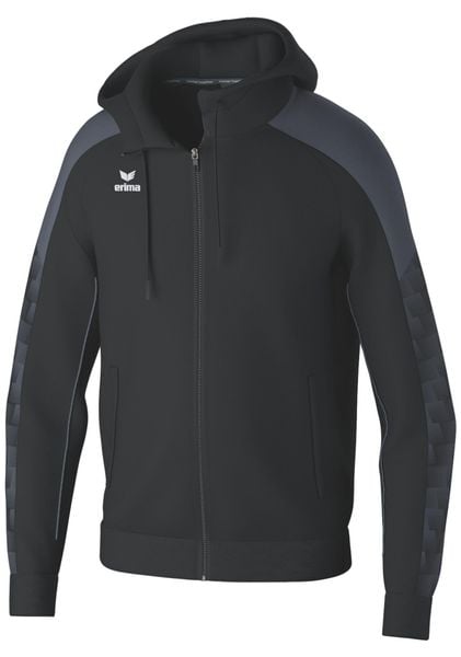 Bluza dresowa z kapturem Erima Evo Star. Czarne bluzy z kapturem męskie Erima, xl, z dresówki. Za 243.00 zł.