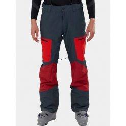 Spodnie Narciarskie Męskie Fundango Nexara ECO 3L. Czerwone spodnie materiałowe męskie Fundango, bez wzorów, eleganckie. Za 639.90 zł.