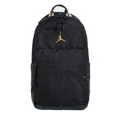 Plecak szkolny sportowy Nike JORDAN JAM AIR PATROL. Czarne plecaki damskie Nike, bez wzorów, z materiału, sportowe. Za 219.00 zł.