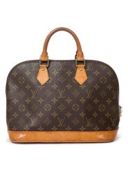 Louis Vuitton Torebka "Alma" w kolorze brązowym - 29 x 23 x 15 cm rozmiar: onesize. Brązowe torebki klasyczne damskie Louis Vuitton, bez wzorów, z materiału, bez dodatków. Za 3,601.99 zł.