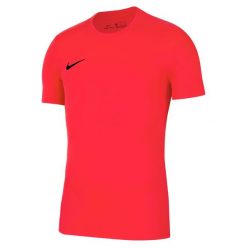 Koszulka sportowa męska Nike Park Vii. Czerwone t-shirty sportowe męskie Nike, m, bez ramiączek, do piłki nożnej. Za 149.00 zł.