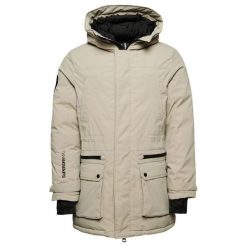 Pikowana parka Superdry City. Szare parki męskie Superdry., na zimę, m, bez wzorów. W wyprzedaży za 570.85 zł.