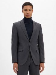 BOSS kurtka modułowa z wełny dziewiczej - Jasper Mężczyźni Regular Fit wełna ze strzyży szary, 48. Szare kurtki męskie Boss, m, bez wzorów, z wełny, eleganckie, bez kaptura. Za 1,499.95 zł.