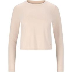 Damska koszulka z długim rękawem Athlecia Kirillov. Białe bluzki damskie Athlecia, bez wzorów, bez kołnierzyka. Za 152.50 zł.