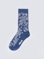 BIG STAR Skarpety w kolorze niebieskim rozmiar: 39-42. Niebieskie skarpetki męskie Big Star, bez wzorów, ze splotem. Za 21.99 zł.