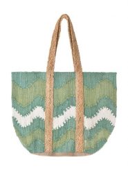 BLE Shopper bag w kolorze zielonym - 40 x 31 cm rozmiar: onesize. Zielone shopper bag damskie BLE, bez wzorów, z materiału, na ramię, bez dodatków. Za 147.99 zł.