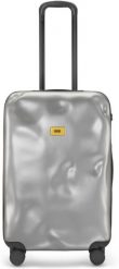 Walizka Icon średnia srebrna. Szare walizki Crash Baggage, bez wzorów, średnie. Za 1,530.00 zł.