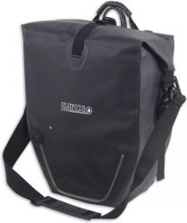 Torba rowerowa Enkel LED Lynx Rocky XL – 25 litrów – czarna. Czarne torebki klasyczne damskie Lynx, bez wzorów, z materiału, bez dodatków. Za 199.99 zł.
