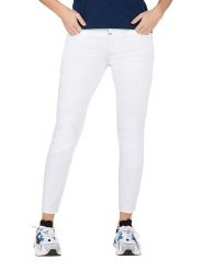 Timezone Dżinsy - Slim fit - w kolorze białym rozmiar: W25. Białe jeansy damskie Timezone. Za 96.37 zł.
