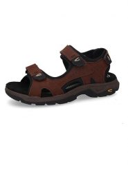 Camel Active Skórzane sandały "Rise" w kolorze brązowym rozmiar: 45. Brązowe sandały męskie Camel Active, z otwartym noskiem, bez zapięcia. Za 231.68 zł.